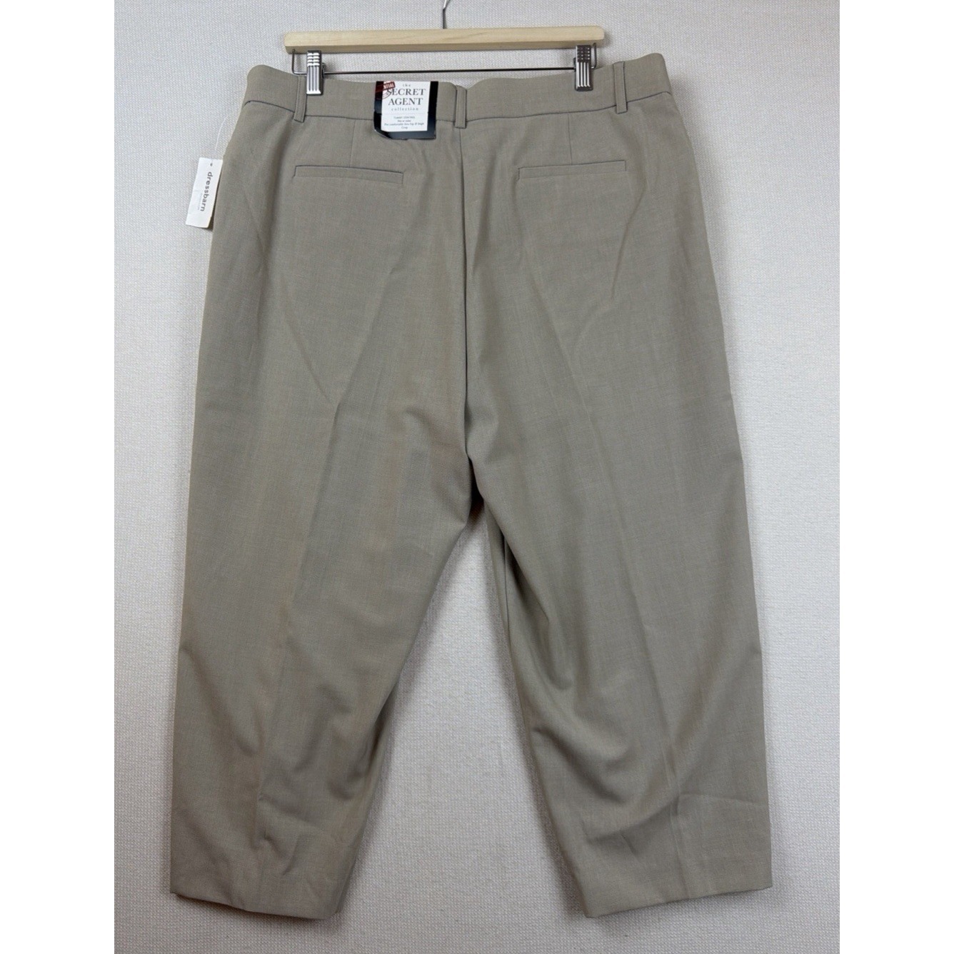 Nwt Dress Barn Roz & Ali Secret Agent Tummy Control Crop Pants Size 16w Stretch — image 7 of 8